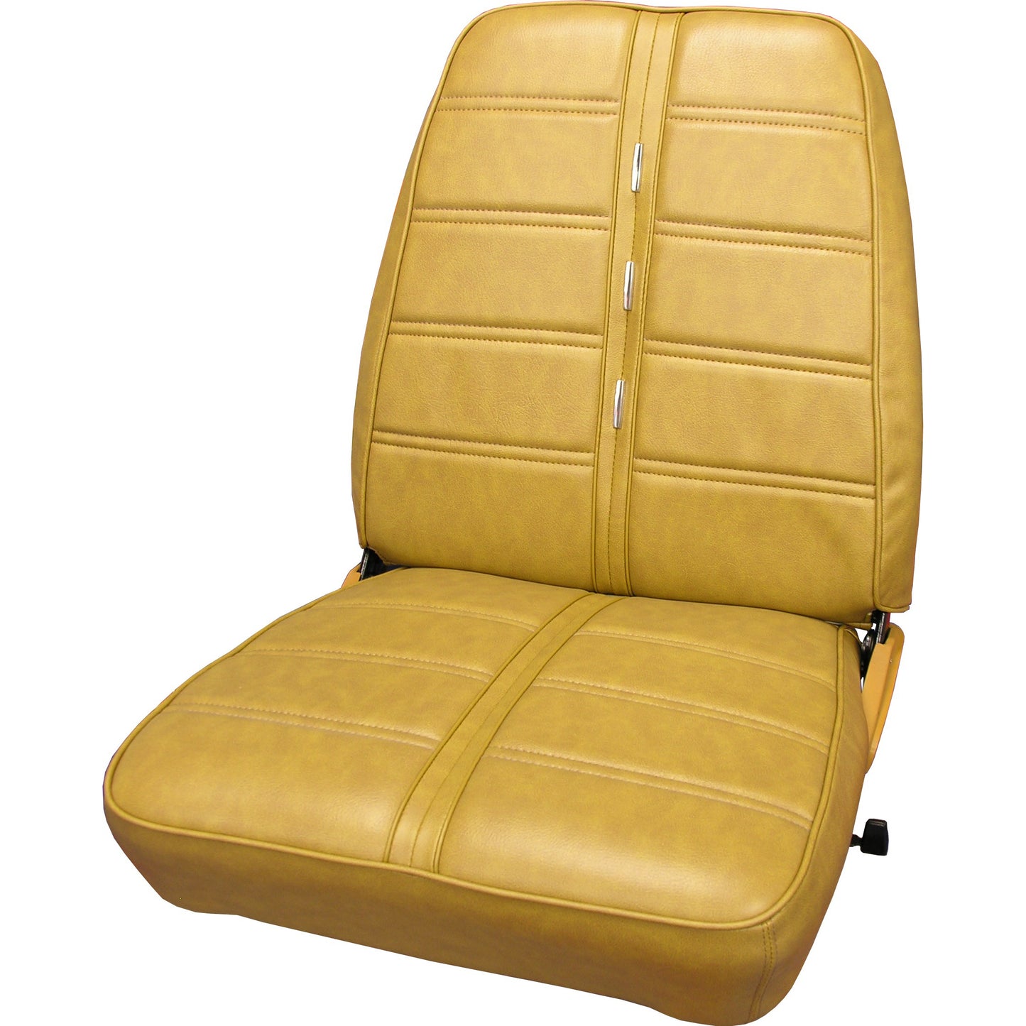 69 BARRACUDA "DELUXE" BUCKET SEAT UPHOLSTERY - PEARL YELLOW