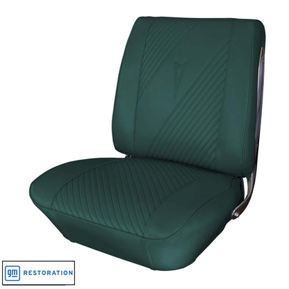 65 GTO/LEMANS BUCKET SEAT UPHOLSTERY - TURQUOISE