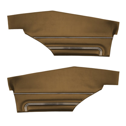 71 GTO/LEMANS SPORT HARDTOP REAR PANELS (UNASSEMBLED) - SADDLE