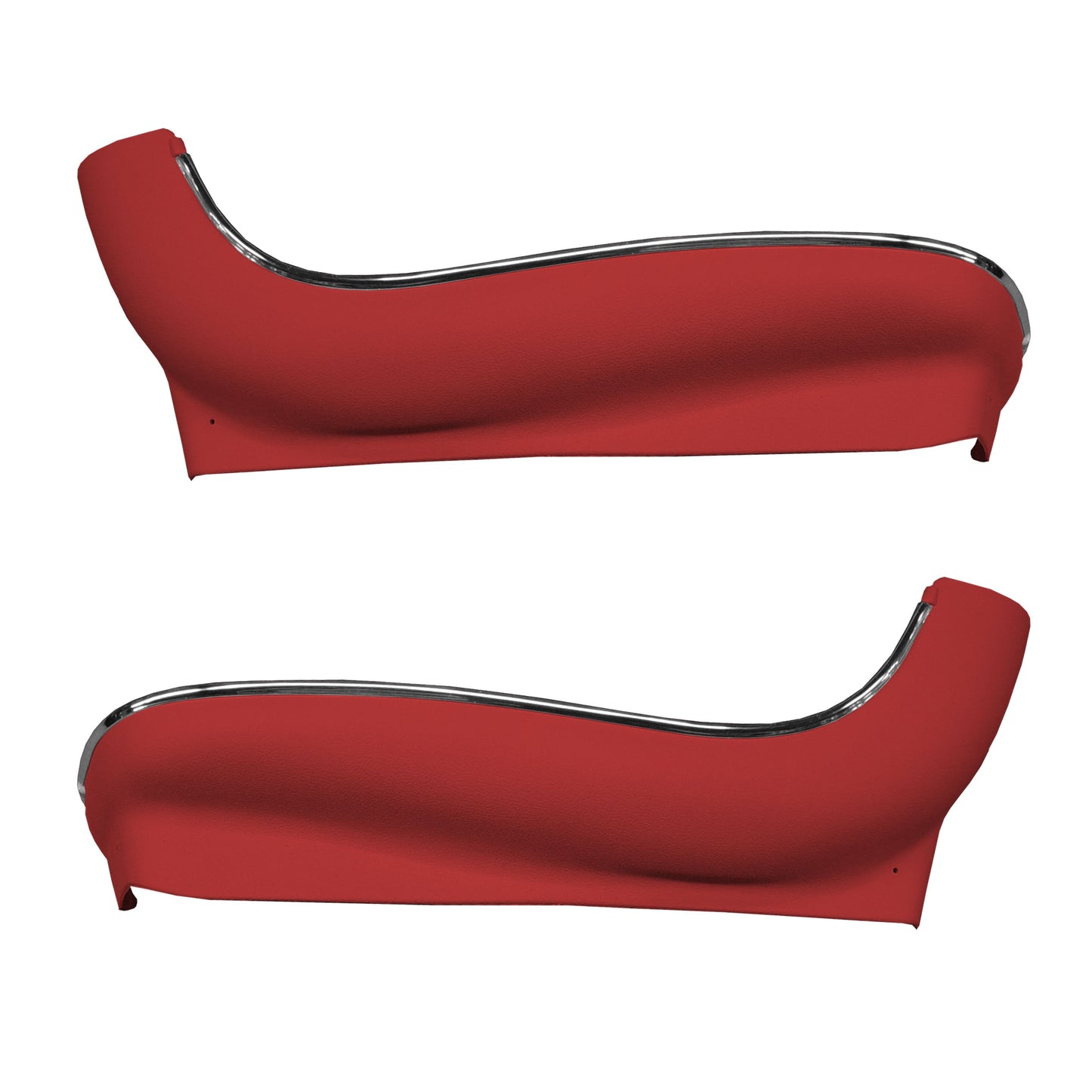 69-72 GM A-BODY BUCKET SEAT BASES - RED