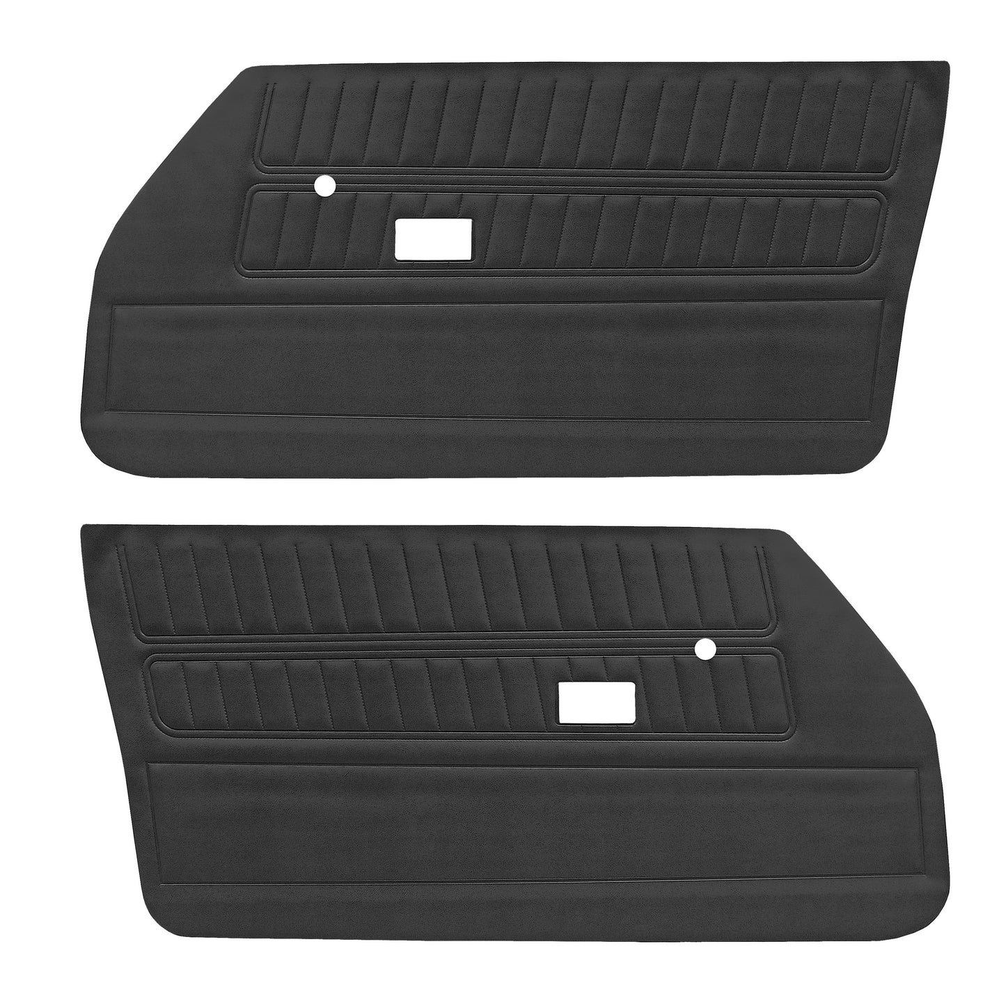 70-71 FIREBIRD/TRANS AM "STANDARD" DOOR PANELS (UNASSEMBLED) - BLACK