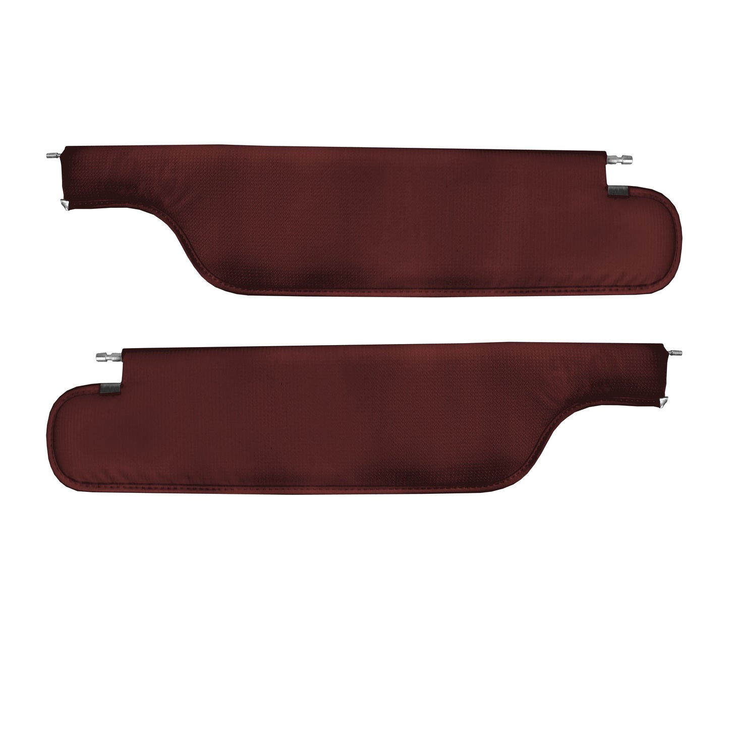 68 F-85/CUTLASS/442 HOLIDAY COUPE SUNVISORS (BASKETWEAVE) - MAROON