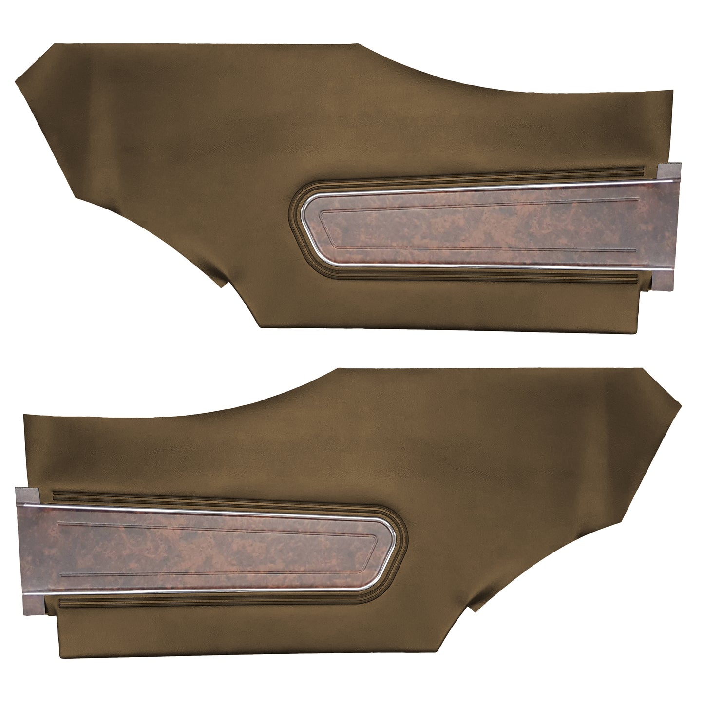 70 CUTLASS SUPREME HOLIDAY COUPE REAR PANELS (UNASSEMBLED) - BURNISHED SADDLE