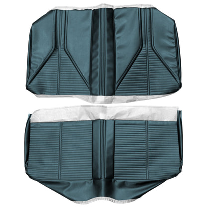 67 SKYLARK/GS SPORT COUPE REAR UPHOLSTERY - BLUE