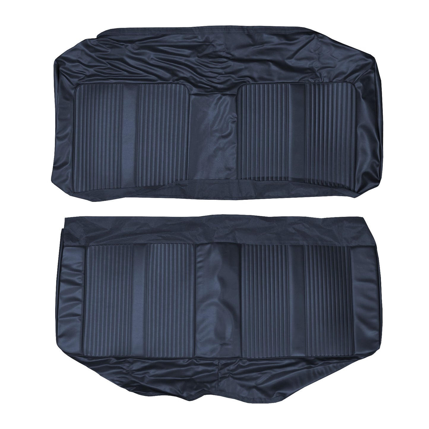 64 GTO/LEMANS HARDTOP REAR UPHOLSTERY - BLUE