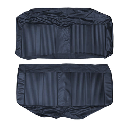 64 GTO/LEMANS HARDTOP REAR UPHOLSTERY - BLUE