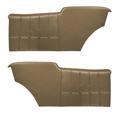71-72 MONTE CARLO HARDTOP REAR PANELS (PRE-ASSEMBLED) - SADDLE