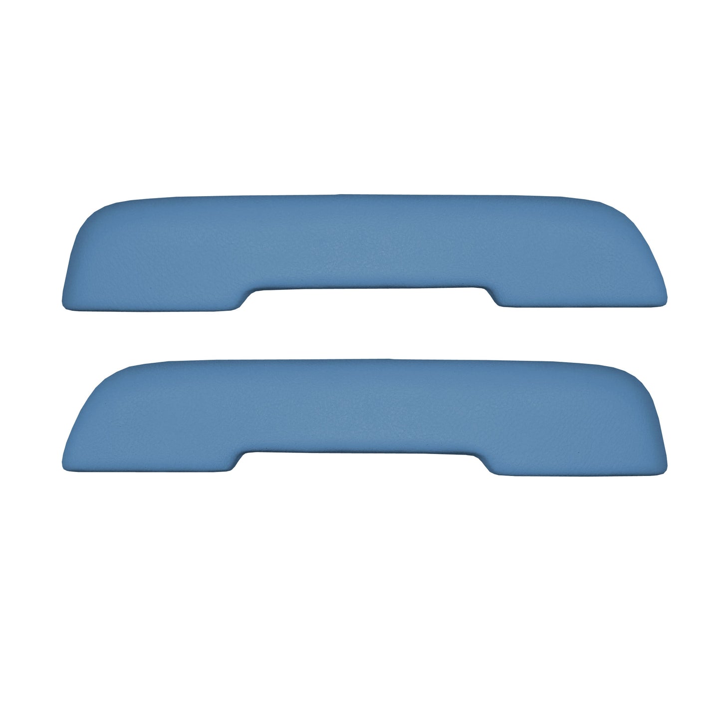 68 GM A-BODY FRONT ARMREST PADS - MEDIUM BLUE