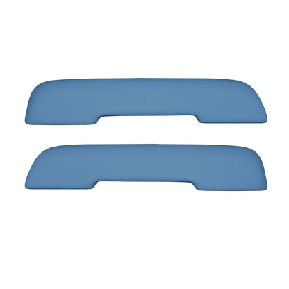 68 GM A-BODY FRONT ARMREST PADS - MEDIUM BLUE