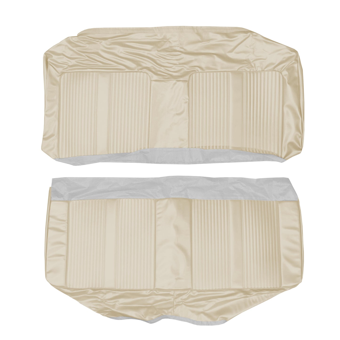 64 GTO/LEMANS HARDTOP REAR UPHOLSTERY - WHITE