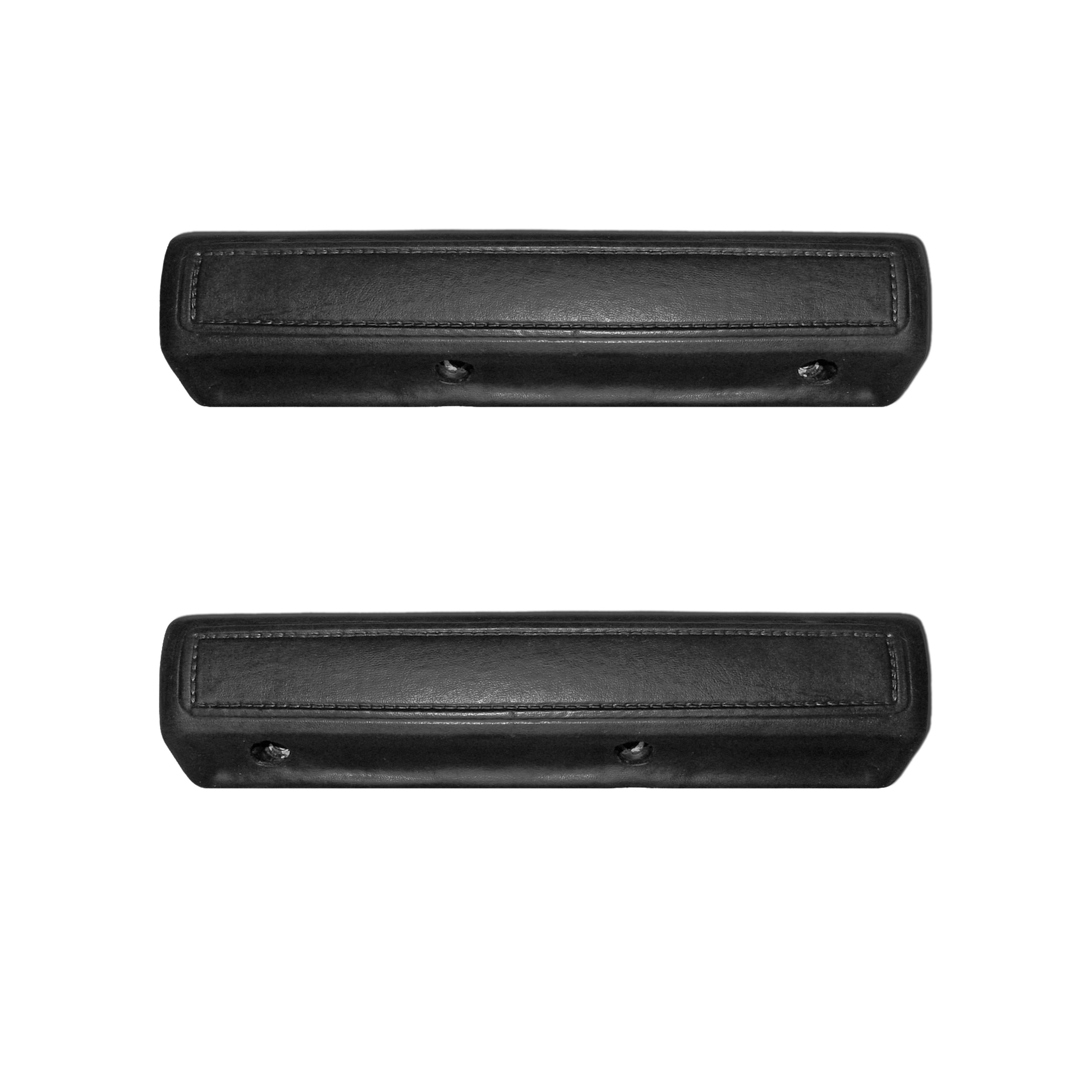 1960-62 FRONT ARMREST PADS, BLACK, PRICED PER PAIR (APE 1960-62 FRONT ARMREST PADS, BLACK, PRICED PER PAIR (APE