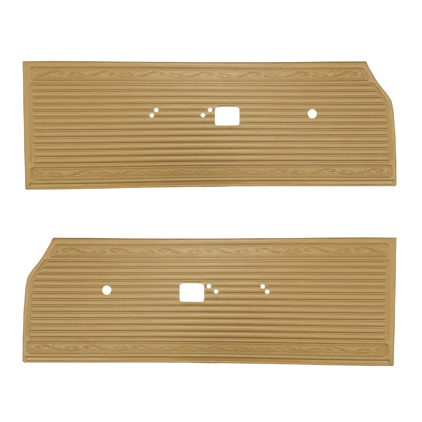 66 SATELLITE FRONT DOOR PANELS - GOLD