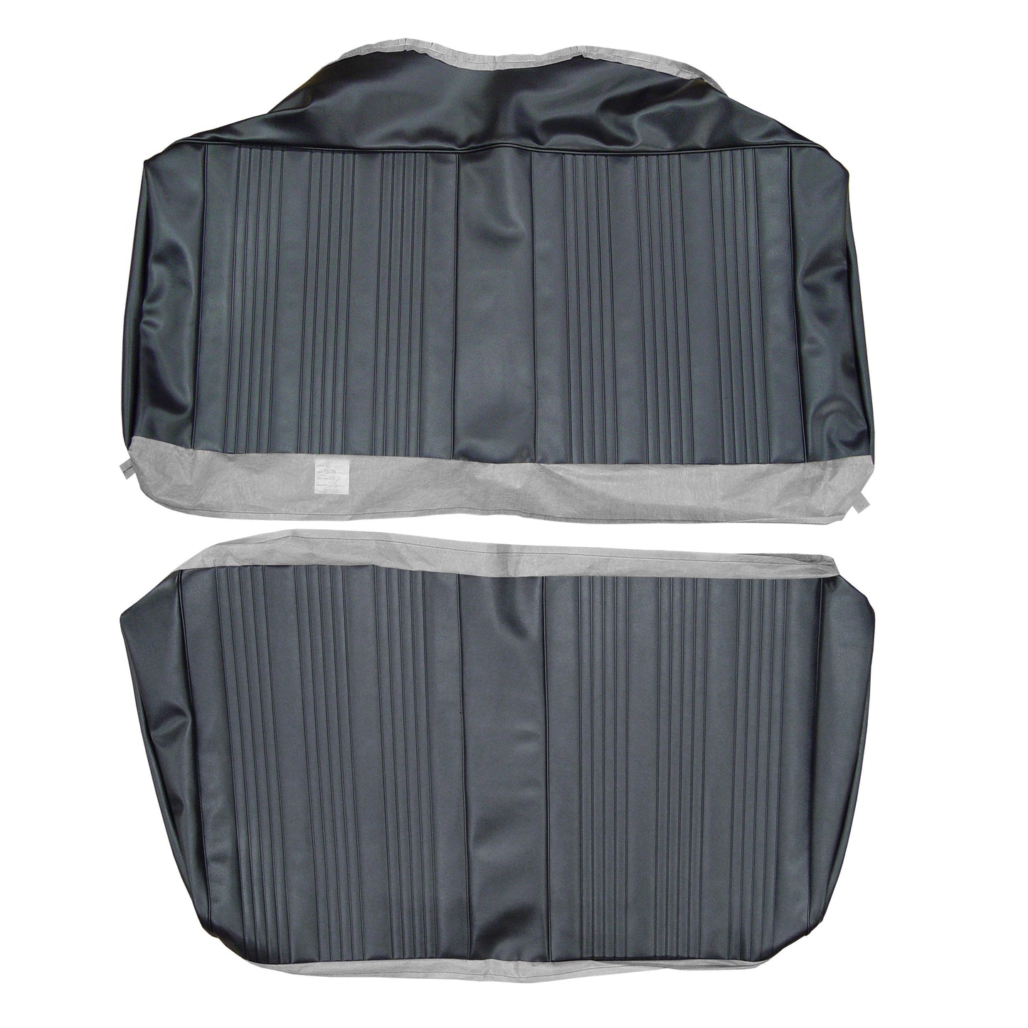 67 GTO/LEMANS CONVERTIBLE REAR UPHOLSTERY - BLACK