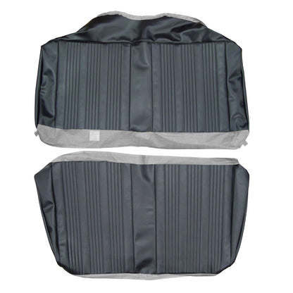67 GTO/LEMANS CONVERTIBLE REAR UPHOLSTERY - BLACK