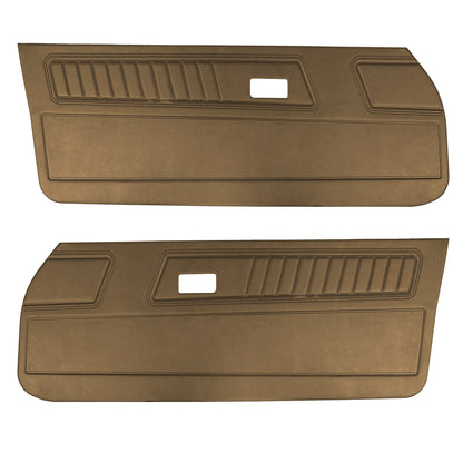 71 CAMARO "STANDARD" DOOR PANELS - SADDLE