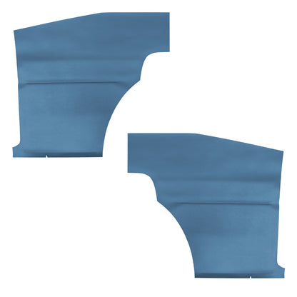 67 CAMARO "DELUXE" HARDTOP REAR PANELS - BRIGHT BLUE