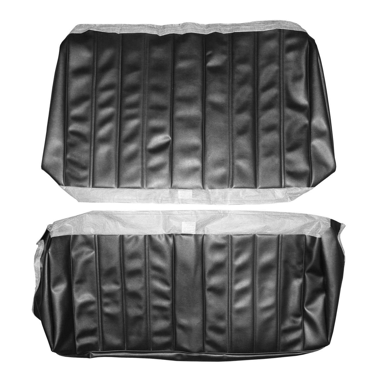 66 CHEVELLE/MALIBU CONVERTIBLE REAR UPHOLSTERY - BLACK