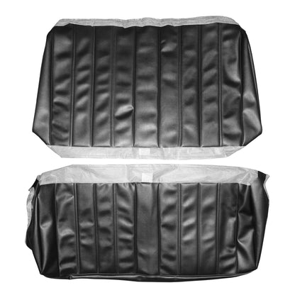 66 CHEVELLE/MALIBU CONVERTIBLE REAR UPHOLSTERY - BLACK