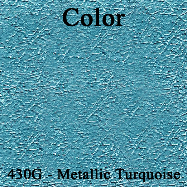 69 GM A-BODY BENCH SEAT HEADREST COVERS - SRM TURQUOISE