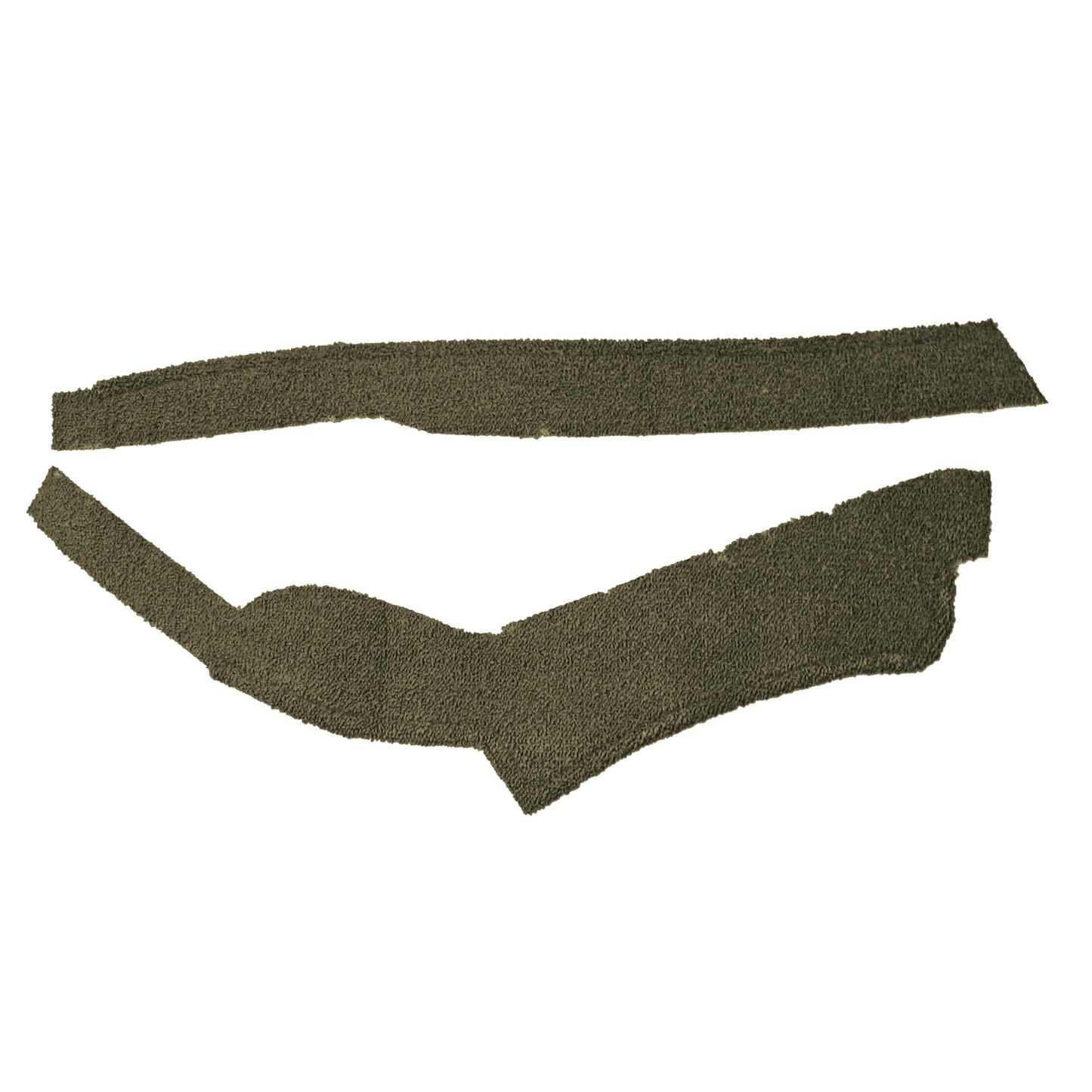 66 DODGE/PLYMOUTH A-BODY (MANUAL) CONSOLE CARPET - DARK OLIVE GREEN (LOOP)