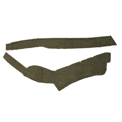 66 DODGE/PLYMOUTH A-BODY (MANUAL) CONSOLE CARPET - DARK OLIVE GREEN (LOOP)