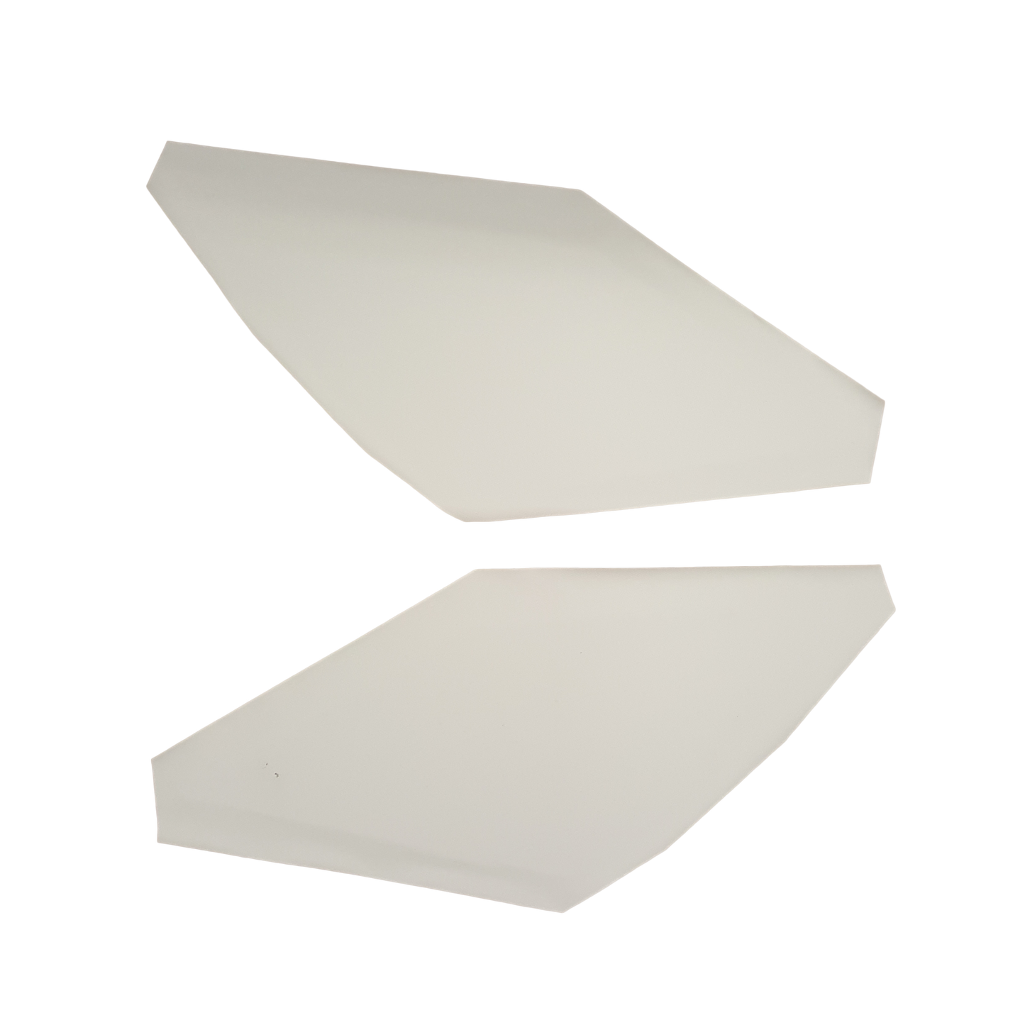 64-65 F-85/CUTLASS/442 SAIL PANEL BOARDS W/ COURTESY LIGHTS (BASKETWEAVE) - WHITE