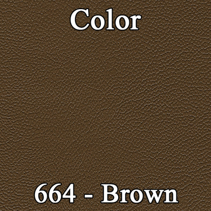 71 DUSTER/DEMON "STANDARD" REAR UPHOLSTERY- BROWN