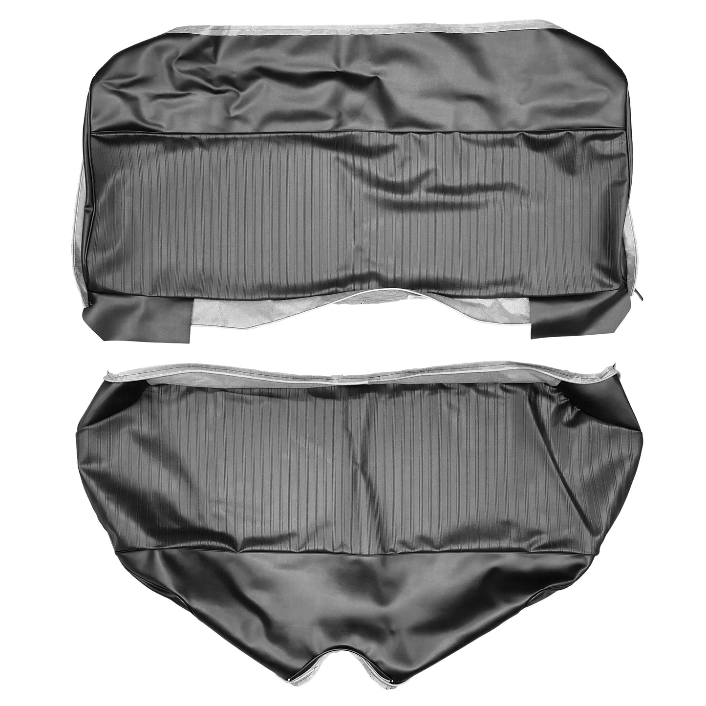 68 DART/VALIANT 100 SEDAN REAR UPHOLSTERY - BLACK