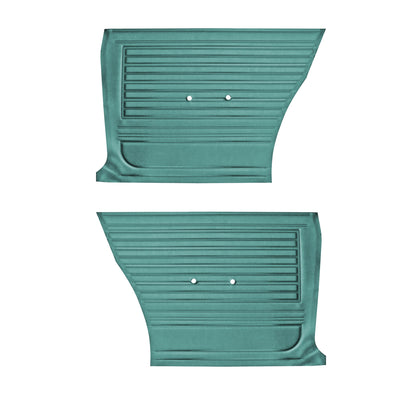 67 CHEVELLE/MALIBU HARDTOP REAR PANELS - TURQUOISE