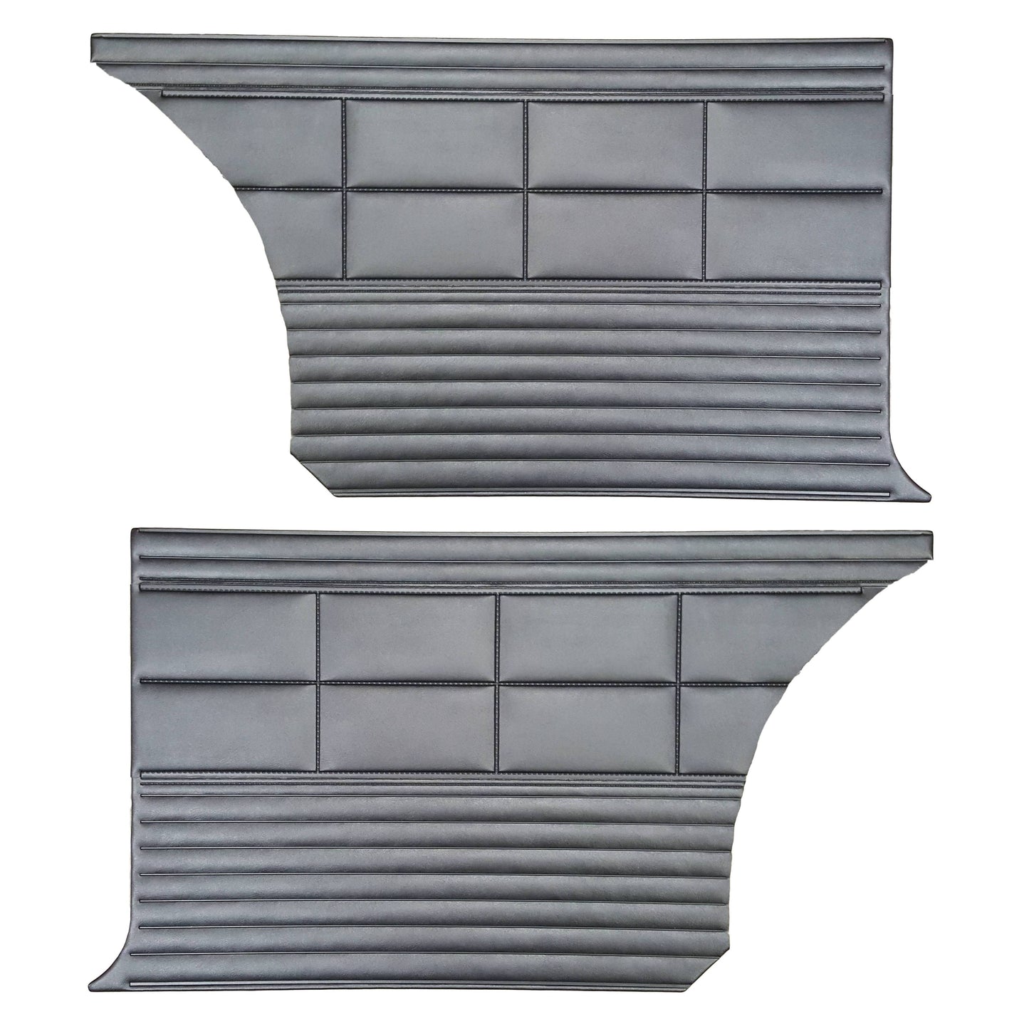 68 SATELLITE/ROADRUNNER "DECOR" HARDTOP REAR PANELS - BLACK