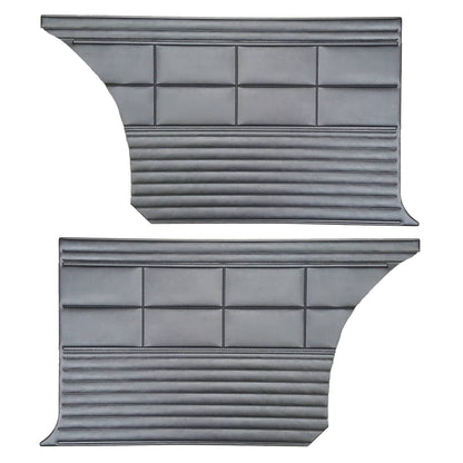 68 SATELLITE/ROADRUNNER "DECOR" HARDTOP REAR PANELS - BLACK