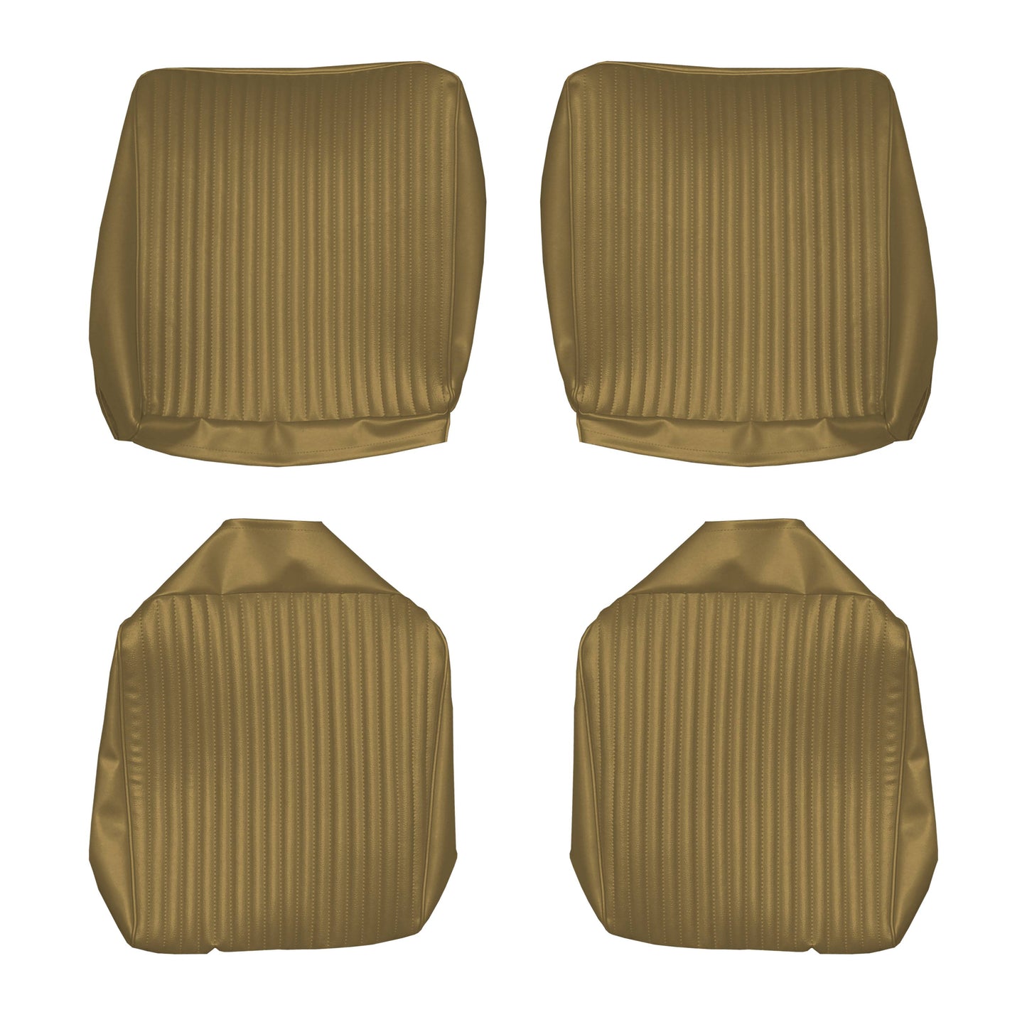 67 CHARGER FASTBACK REAR UPHOLSTERY - GOLD