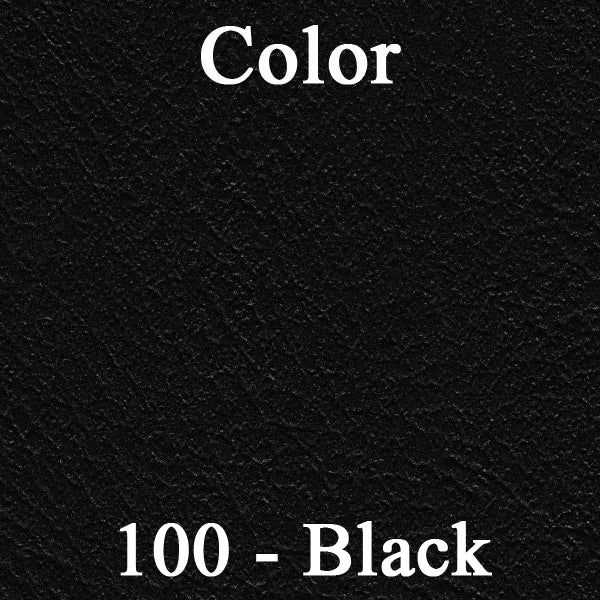 68 SPORT SATELLITE/GTX CONV. REAR UPHOLSTERY - BLACK