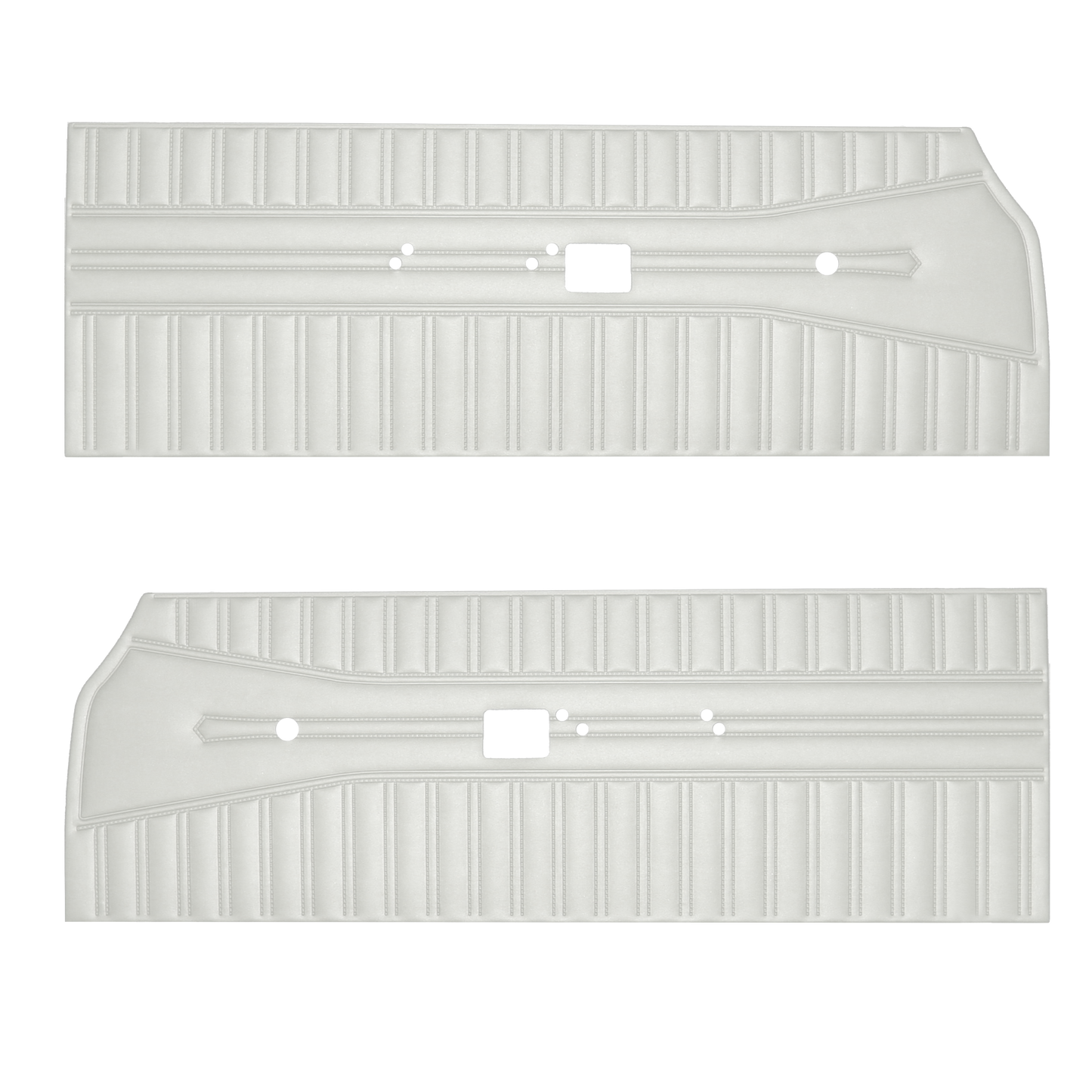 68 CORONET 440/SUPERBEE FRONT DOOR PANELS - PEARL WHITE
