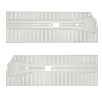 68 CORONET 440/SUPERBEE FRONT DOOR PANELS - PEARL WHITE