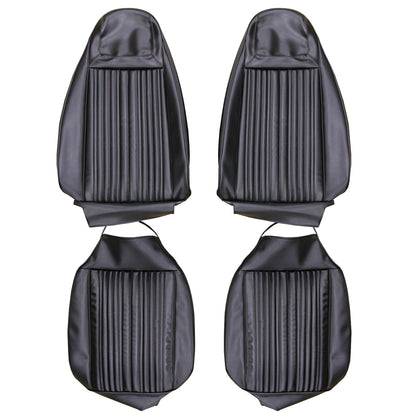 71 DART SWINGER/SCAMP BUCKET SEAT UPHOLSTERY - BLACK