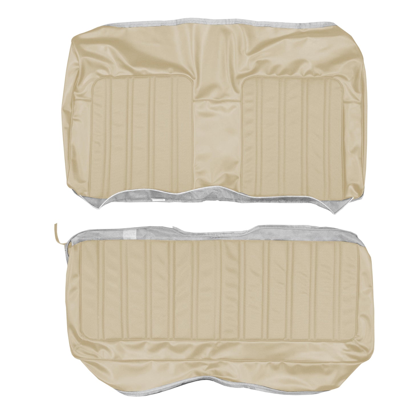 74 CHARGER HARDTOP REAR UPHOLSTERY - LSRM PARCHMENT