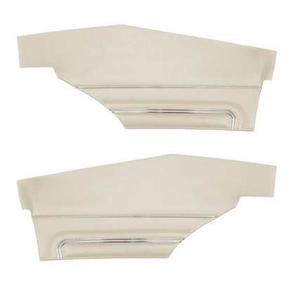 71 GTO/LEMANS SPORT HARDTOP REAR PANELS (UNASSEMBLED) - PEARL WHITE