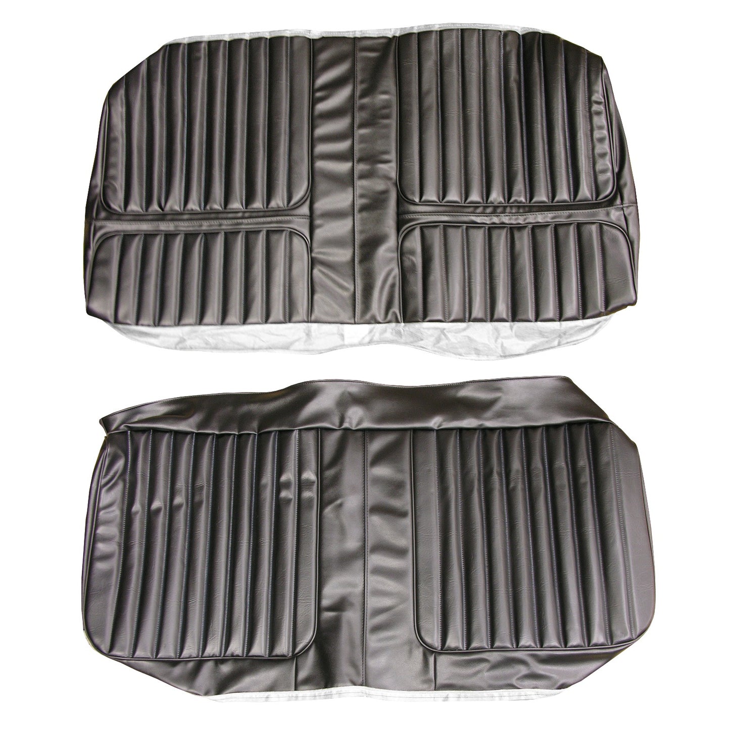 71 CUTLASS SUPREME HARDTOP COUPE REAR UPHOLSTERY - BLACK