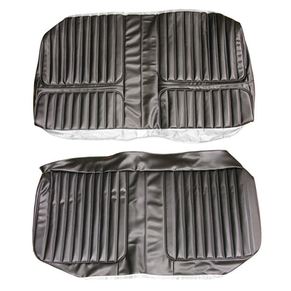 71 CUTLASS SUPREME HARDTOP COUPE REAR UPHOLSTERY - BLACK