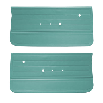 65 CHEVELLE/MALIBU FRONT DOOR PANELS - SRM LIGHT AQUA