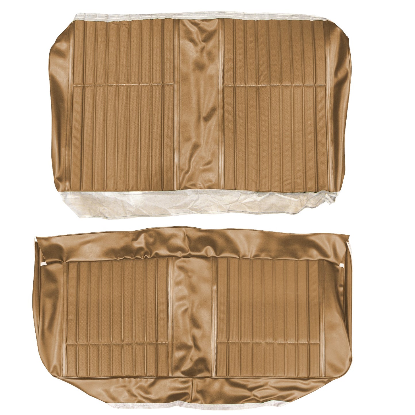 70 GTO/LEMANS SPORT HARDTOP REAR UPHOLSTERY - SADDLE