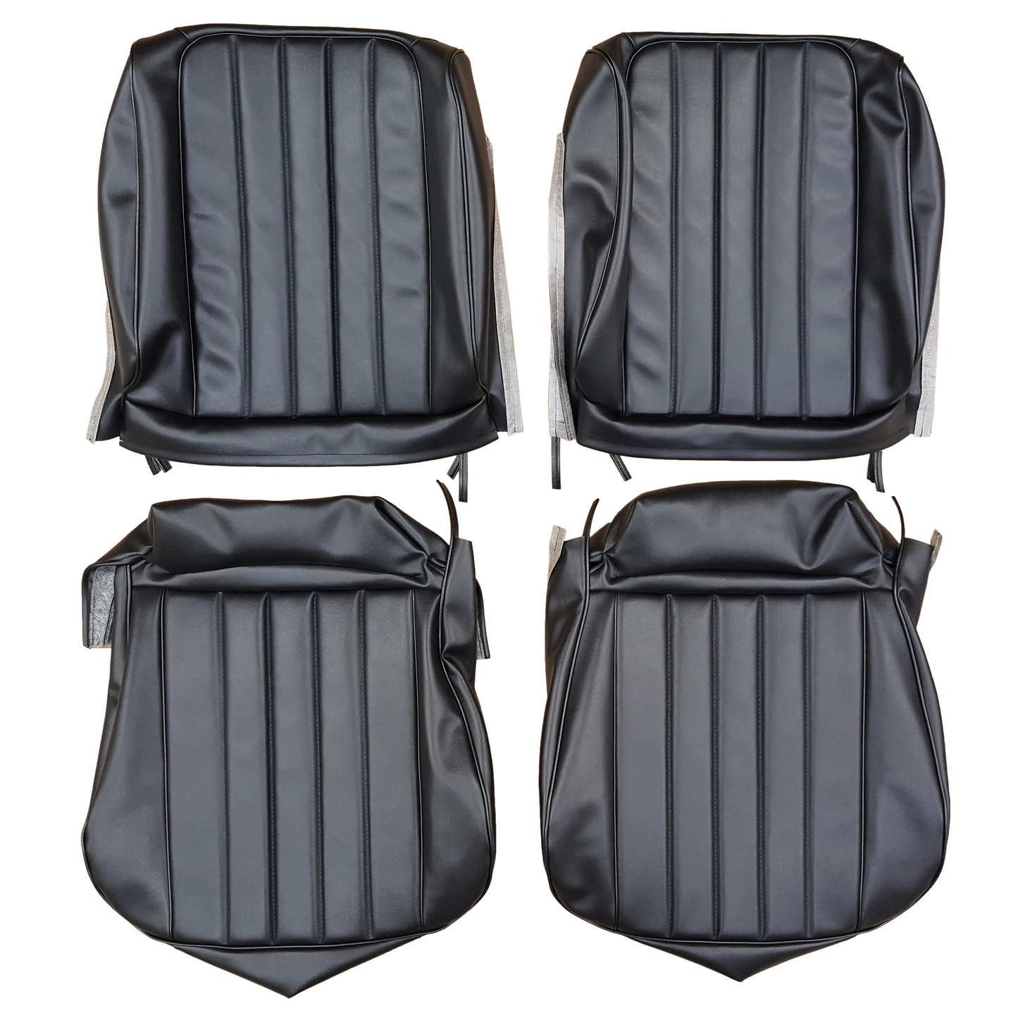 65 SKYLARK/GS COUPE BUCKET SEAT UPHOLSTERY - BLACK