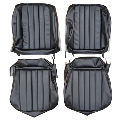 65 SKYLARK/GS COUPE BUCKET SEAT UPHOLSTERY - BLACK