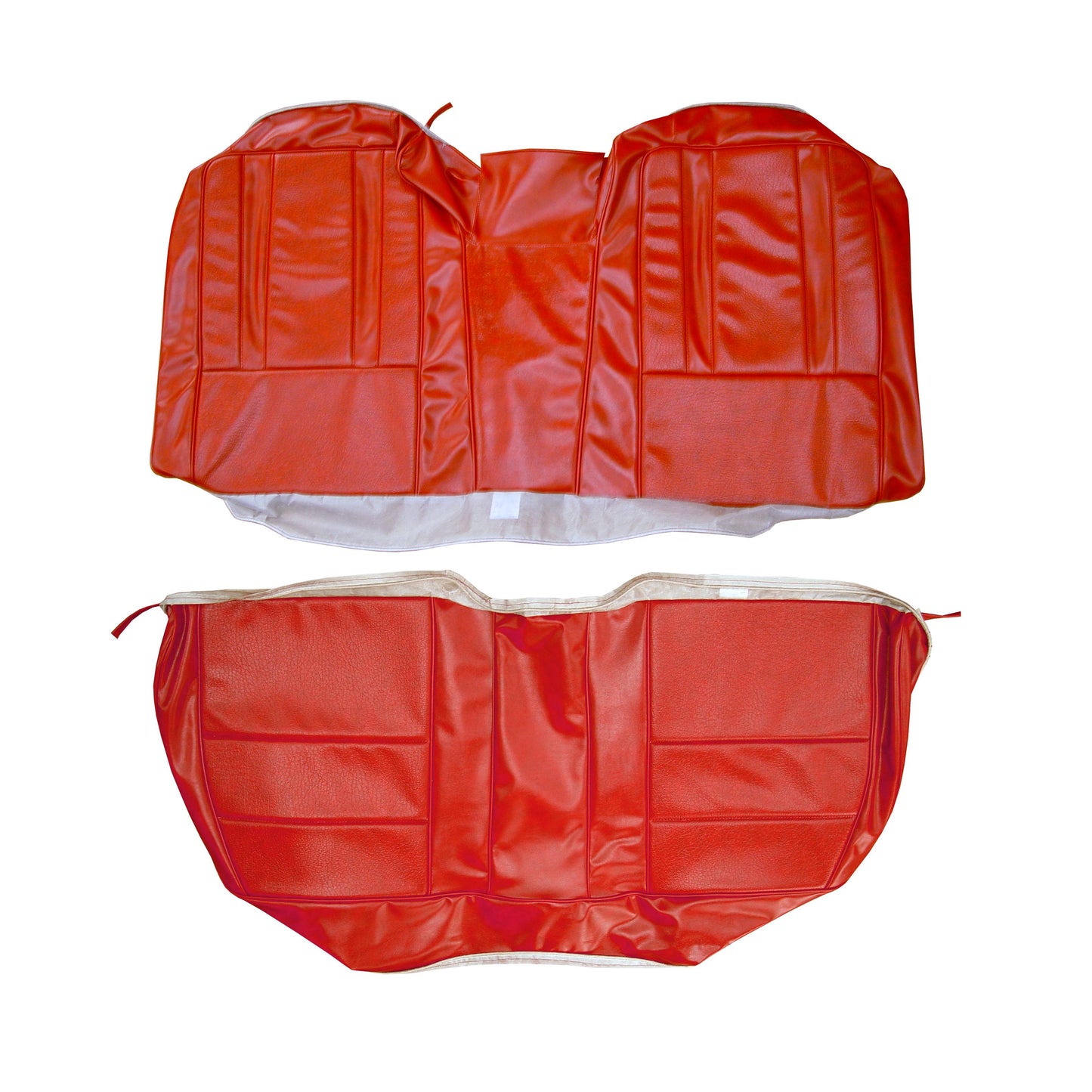 69 SPORT FURY CONVERTIBLE REAR UPHOLSTERY - RED
