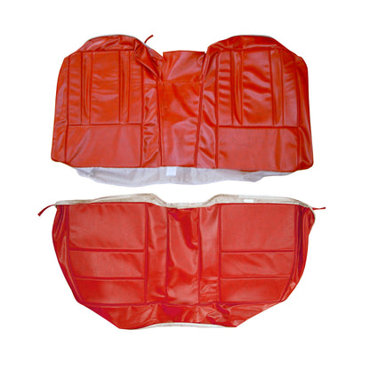 69 SPORT FURY CONVERTIBLE REAR UPHOLSTERY - RED