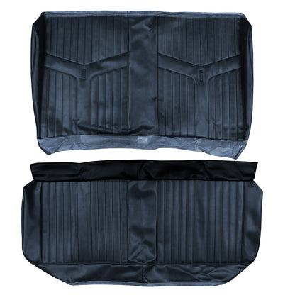 69 GTO/LEMANS HARDTOP REAR UPHOLSTERY - BLUE