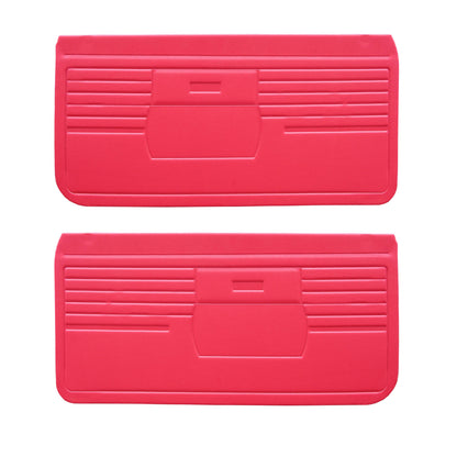68 CAMARO "STANDARD" FRONT DOOR PANELS (UNASSEMBLED) - RED