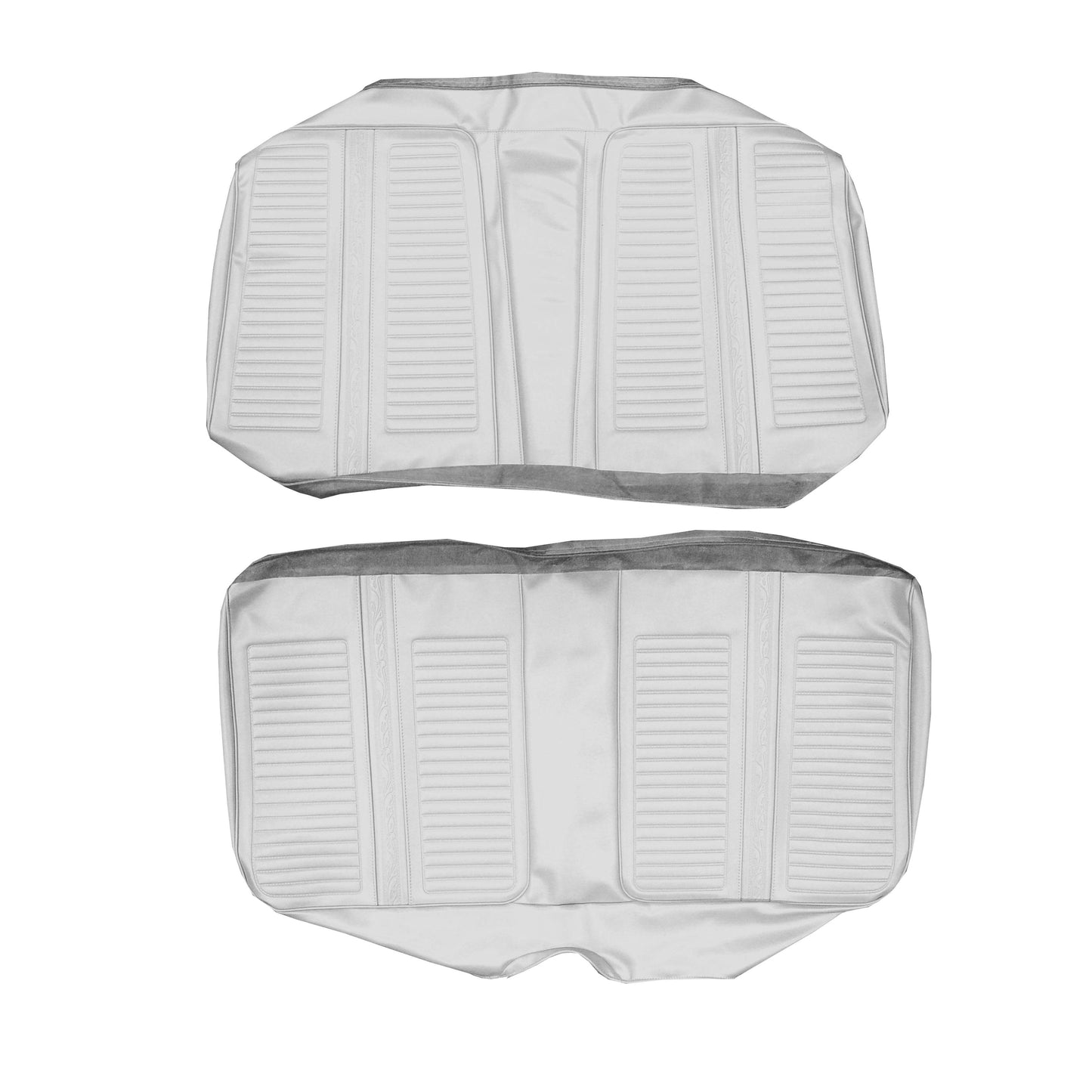67 SATELLITE/GTX CONVERTIBLE REAR UPHOLSTERY - PEARL WHITE