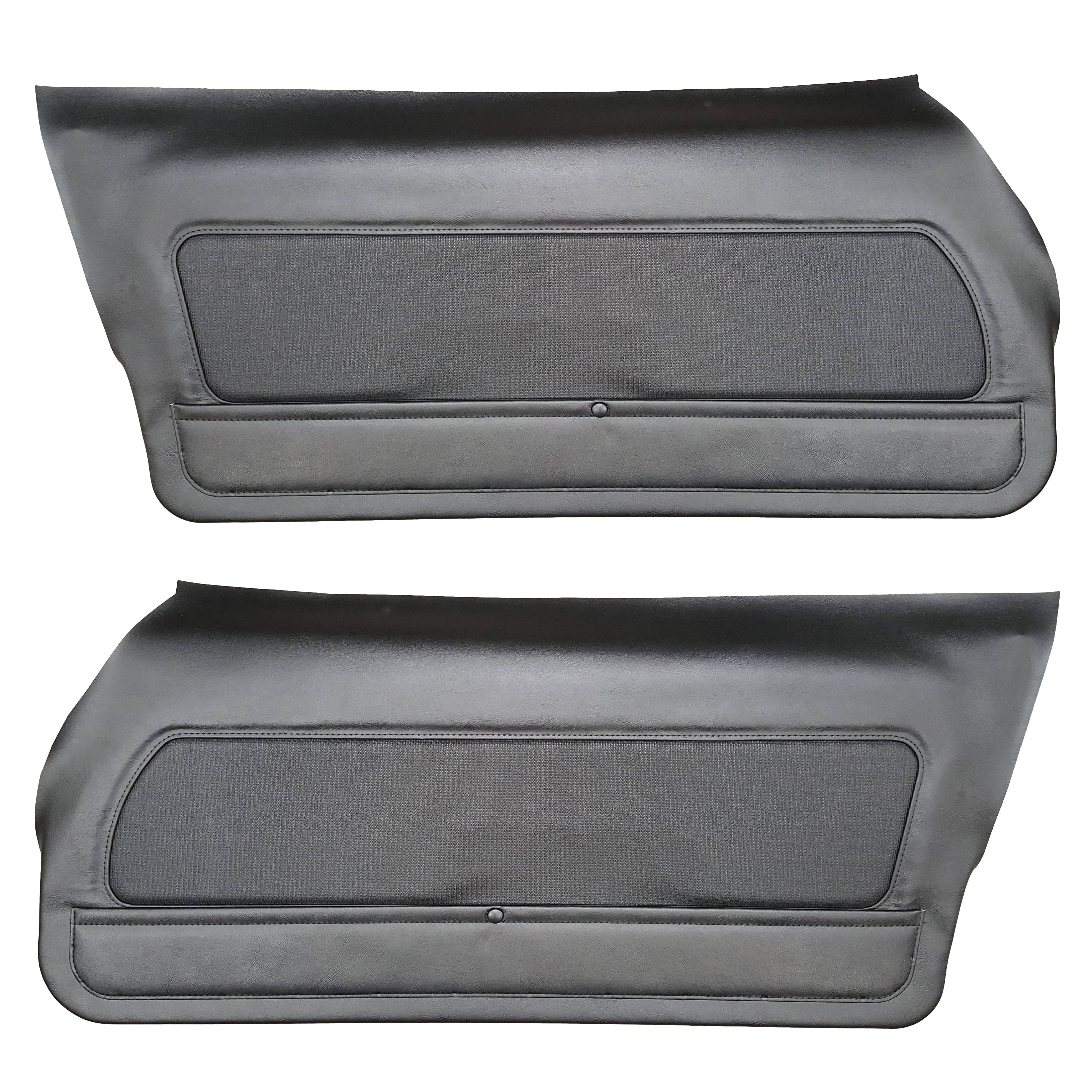 1974 Camaro Deluxe Door Panels (Unassembled) in Black - Legendary Auto ...